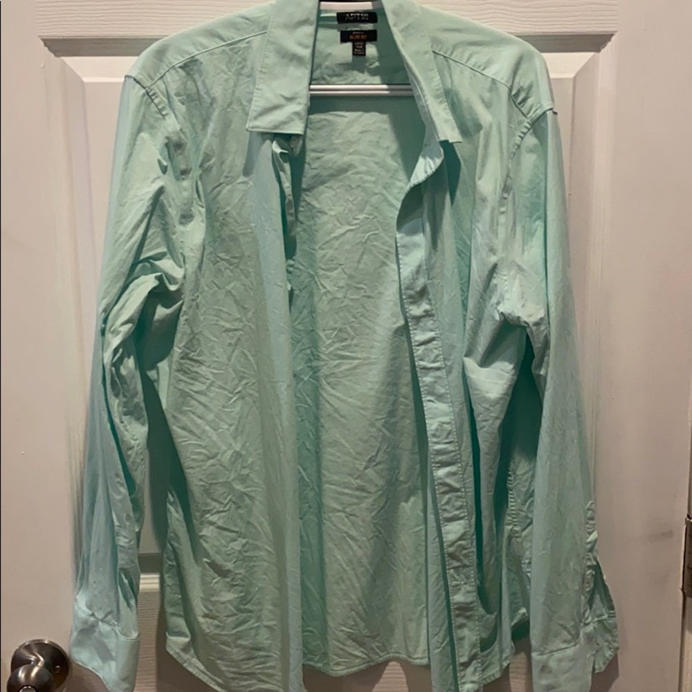 APT.9 Slim Fit, Large, teal